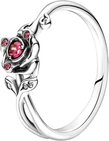 Pandora, Disney Beauty and the Beast Rose Anillo - Imagen 6