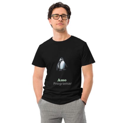 Camiseta premium de algodón para hombre