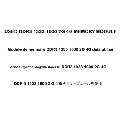Used Disassembly DDR3 1600MHz 4G PC3-10600/PC3-12800 memory for Desktop RAM,good quality!  Random brand - Imagen 3