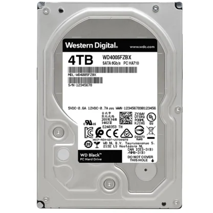 Western Digital WD Black 4TB 6TB 8TB 1TB 2TB 3.5 ''Gaming Hard Drive SATA3 HDD Device 7200RPM 6Gb / s HDD Original - Imagen 13