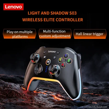 Lenovo S03 Wireless Bluetooth Gaming Controller for PC Windows,Android TV for Black Myth: Wukong GamePad, 3.5mm for Switch - Imagen 3