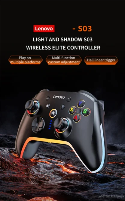 Lenovo S03 Wireless Bluetooth Gaming Controller for PC Windows,Android TV for Black Myth: Wukong GamePad, 3.5mm for Switch - Imagen 16