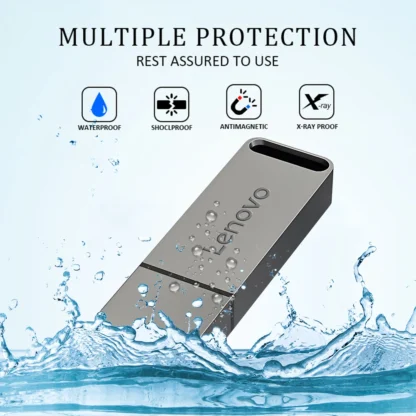Lenovo 2TB USB Flash Drive USB3.1 128GB 512GB Pen Drive USB Stick 256GB High-Speed Flash Drive Pen Drive For Phone Computer PS5 - Imagen 5