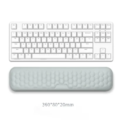Keyboard wrist Rest Memory Foam Keyboard Mouse wrist Rest Ergonomic Design Wrist Pad for Computer Keyboard Laptop Wrist - Imagen 11