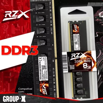 RZX DDR3 Memoria 8GB 4GB 1.5V 240pin 1600MHz PC3 Udimm DIMM Desktop Memory RAM - Imagen 9