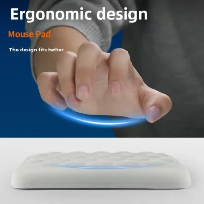 Keyboard mouse wrist rest ergonomic office typing protect relax wrist memory foam mouse pad computer notebook mouse pad - Imagen 5