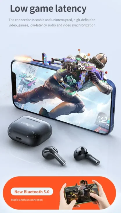 Original LP40 NEW True Wireless Bluetooth Earphones 2 Mics With Fast Charging Workout Headphones Surround Sound Music Earbuds - Imagen 15