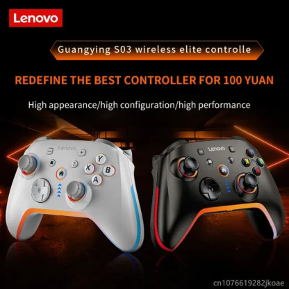 Lenovo S03 Wireless Bluetooth Gaming Controller for PC Windows,Android TV for Black Myth: Wukong GamePad, 3.5mm for Switch - Imagen 2