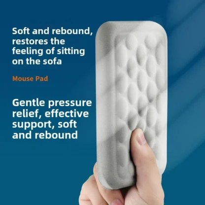 Keyboard mouse wrist rest ergonomic office typing protect relax wrist memory foam mouse pad computer notebook mouse pad - Imagen 6