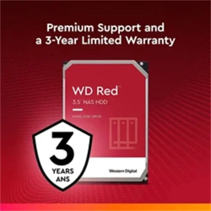 Hard Drive Western Digital WD 1TB 2TB 3TB 4TB 6TB Red NAS Hard Disk Drive 3.5" Internal Hard Drive SATA 6Gb/s 64MB Cache - Imagen 3
