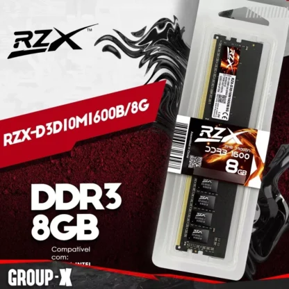 RZX DDR3 Memoria 8GB 4GB 1.5V 240pin 1600MHz PC3 Udimm DIMM Desktop Memory RAM - Imagen 7