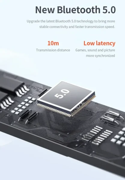 New LP40 NEW TWS Bluetooth V5.0 Earphones Long Endurance Headphones Deep Bass Sound Stereo With Touch Control Sports Earbuds - Imagen 14