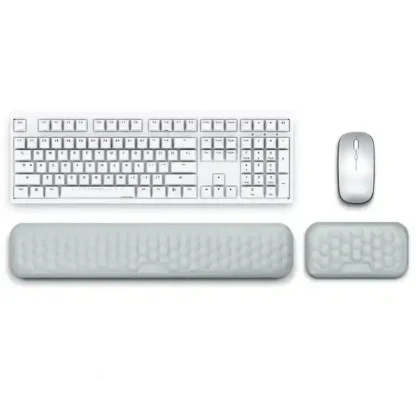 Keyboard wrist Rest Memory Foam Keyboard Mouse wrist Rest Ergonomic Design Wrist Pad for Computer Keyboard Laptop Wrist - Imagen 8
