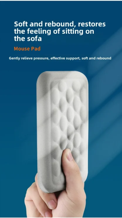 Keyboard mouse wrist rest ergonomic office typing protect relax wrist memory foam mouse pad computer notebook mouse pad - Imagen 19