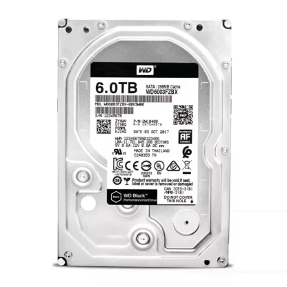 Western Digital WD Black 4TB 6TB 8TB 1TB 2TB 3.5 ''Gaming Hard Drive SATA3 HDD Device 7200RPM 6Gb / s HDD Original - Imagen 14
