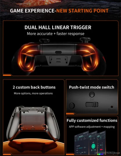 Lenovo S03 Wireless Bluetooth Gaming Controller for PC Windows,Android TV for Black Myth: Wukong GamePad, 3.5mm for Switch - Imagen 17
