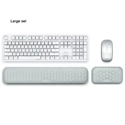 Keyboard wrist Rest Memory Foam Keyboard Mouse wrist Rest Ergonomic Design Wrist Pad for Computer Keyboard Laptop Wrist - Imagen 16